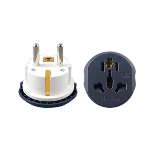 Spina di conversione Standard europea tedesca 16A nominale per la ricarica della connettività Russia europa corea meridionale <span class=keywords><strong>Thailand</strong></span> Bali Vietnam SDK - Product Image 2