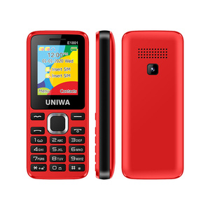 2020 nuevo y barato UNIWA E1801 Pantalla Dual SIM Card Wireless FM Radio teléfono móvil con cámara HD de calidad CUP SC6531E Tel - Product Image 2