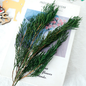 Ramo de Flores Secas de Pino y Ciprés Eternos Navideños, Materiales de Decoración DIY al por Mayor - Product Image 6