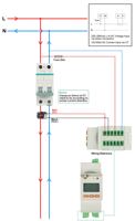Compteur d'énergie sans fil monophasé Acrel ADW310 avec RS485/WiFi/4G/Lora, précision de classe 1, courant maximal de 100A, montage sur rail DIN