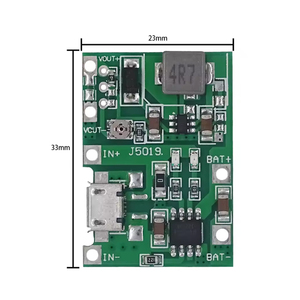 3,7 В 4,2 В литиево-ионная 18650 плата зарядного устройства DC-DC повышающего усиленного модуля литиевая батарея Зарядка Повышающий Модуль - Product Image 5