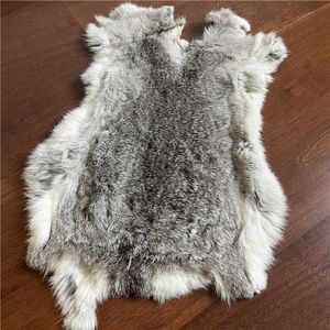 Konijnenbont Vacht Gebruinde Huid Voor Auto-Bekleding - Product Image 1