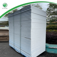 Panel Sándwich EPS de Alta Densidad, Panel Sándwich Aislado Cuadrado Moderno para Pared Exterior y Techo para Uso en Exteriores