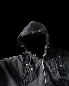 Thiết Kế Tùy Chỉnh Thời Trang Phố Rửa Hoodies Mens Trống Màu Đen 450gsm Pháp Terry Cổ Điển Đau Khổ Axit Rửa Zip up Áo Người Đàn Ông - Product Image 2