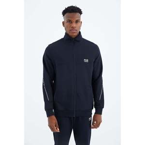 Ensemble de survêtement bleu marine pour homme Igor, coupe standard, décontracté, respirant, tissu 340g - Product Image 5