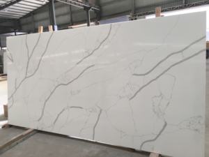 โรงงานควอตซ์ไทย ไม่มีหินแคลคัตต้าเทียมสำหรับเคาน์เตอร์ แผ่นควอตซ์สำหรับอพาร์ทเมนต์ - Product Image 6