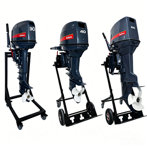 OEM CDI Su Soğutmalı Sistem Uzun Şaftlı Manuel Çalıştırmalı 2 Zamanlı 40HP Benzinli Dıştan Takma Deniz Motoru Balıkçı Teknesi İçin - Product Image 5