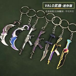 Porte-clés Modèle en Métal Complet de l'Arme Plundering Impression Mob M4 et du Couteau Impression Claw du jeu Valorant - Product Image 4