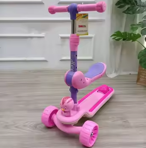 Trottinette à pied pour bébé, jouet Patinete Infantil 3 en 1, trottinette à 3 roues, balançoire, trottinette pour enfants avec lumière LED - Product Image 4