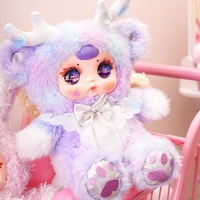 Choses Woo mm lait bonbons chérie bébé parcelle thème assis boîte aveugle mignon peluche poupée cadeau pour les filles 14 ans et plus exquis