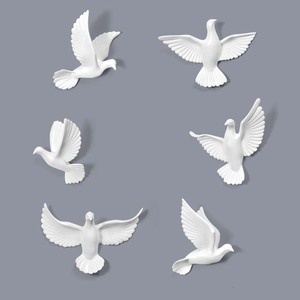 Offerta Speciale: Set di 6 <span class=keywords><strong>Adesivi</strong></span> <span class=keywords><strong>Murali</strong></span> 3D in Resina a Forma di <span class=keywords><strong>Uccelli</strong></span>, Elegante Decorazione per la Casa, Perfetta per Soggiorno e Sfondo TV - Product Image 1