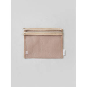 Portaoggetti in Mesh a due tasche Beige medio portaoggetti - Product Image 1