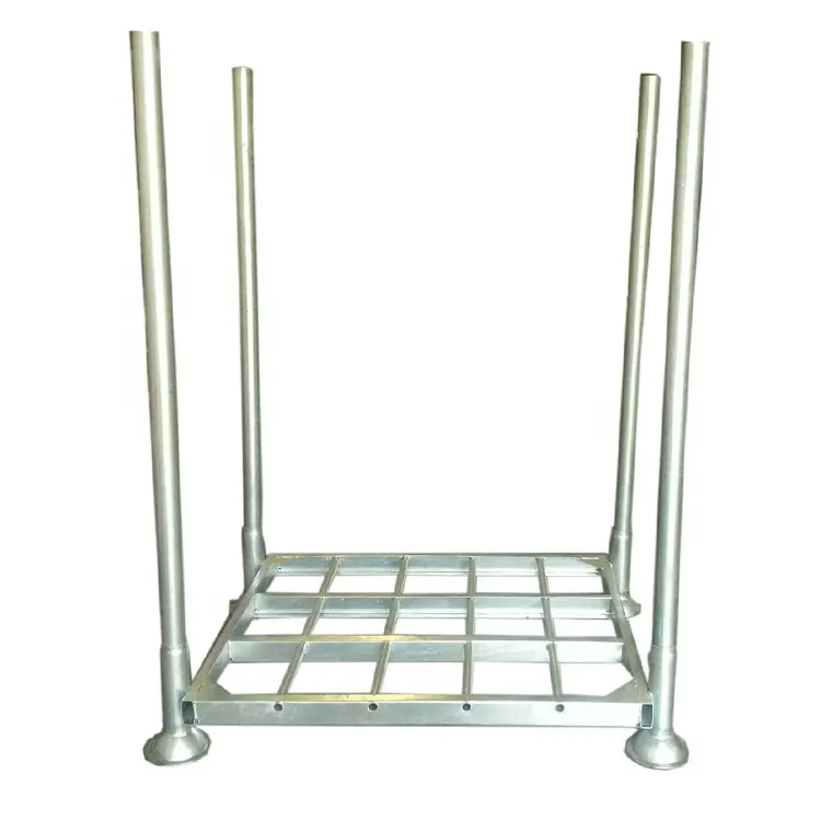 Warehousing durable movable portable stackable storage metal steel post pallet rack for fabrics