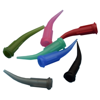 Aiguille courbée conique Luer Lock en PP de 14g à 27g, fabriquée à la machine, garantie 3 mois