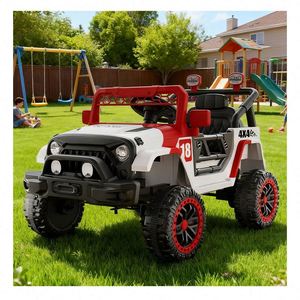 Voiture électrique pour enfants à piles, en plastique, avec lumières LED, musique, télécommande, conduite en plein air sécurisée et amusante - Product Image 4