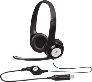 Logitch Headset Wholesales H390 USB Headset With Noisecanceling <b>Microphone</b> Earphone Suppliers - Product Image 1