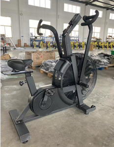 Vélo d'exercice commercial en acier avec résistance par ventilateur et écran LCD pour clubs de fitness - Vélo cardio durable pour l'exercice - Product Image 5