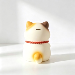 <span class=keywords><strong>Hucha</strong></span> de gato con campana y collar, caja de ahorro de monedas de <span class=keywords><strong>gatito</strong></span> de dibujos animados, adorno de escritorio para habitación infantil, regalo de cumpleaños para niños, decoración del hogar - Product Image 6
