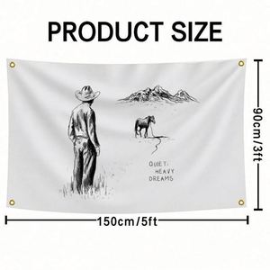 Banderas Publicitarias Digitales para Exteriores, Banderas de Doble Cara 100% Poliéster para Fanáticos de la Música - Product Image 6