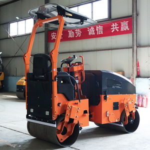 Petite machinerie de construction, rouleau compresseur routier à double tambour diesel, 3 tonnes, 4 tonnes, entièrement hydraulique, vibrant, pour asphalte - Product Image 6