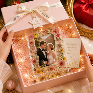 قالب سيليكون على شكل قلب لإطار الصور، قالب صب الراتنج DIY لعرض الصور بشكل بيضاوي متموج - Product Image 4