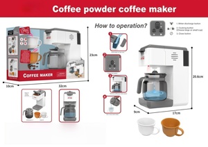 Nueva <span class=keywords><strong>Cafetera</strong></span> de <span class=keywords><strong>Juguete</strong></span> Eléctrica Multifunción con Simulación de Luz y Sonido, Cápsulas de Café en Polvo, Máquina de Café de Plástico para Niños - Product Image 2