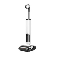 Nettoyeur de sol sans fil OEM/ODM T300Pro avec 28 brevets, aspiration de 20000 Pa, 55 ° Serpillère aspirante intelligente à air chaud pour nettoyage humide et sec