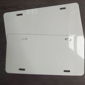 Placa de matrícula en blanco para coche, logotipo decorativo de recuerdo, placas de aluminio de Metal para coche, placa de tocador de aluminio anodizado en blanco - Product Image 3