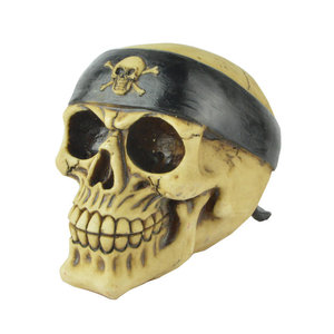 Decoraciones de Halloween de calaveras <span class=keywords><strong>piratas</strong></span> de resina y calabazas con forma de linterna, figuras para bares, casas embrujadas y habitaciones secretas, accesorios de decoración aterradoras. - Product Image 3