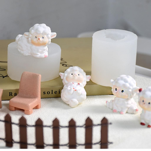 3D Cute Baby Face Eco-Friendly Silicone <b>Mold</b> for Aroma <b>Candle</b> Soy Wax Melt Plaster Resin Ornament Food Contact Safe - Product Image 4