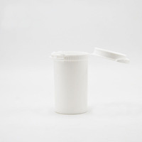 Bouteille en plastique à ouverture facile avec anneau de traction, résistante aux enfants, 6D 13D 19D 30D 60D, adaptée aux pilules, aux capsules et aux bonbons