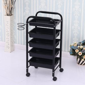รถเข็นอุปกรณ์สักลายเคลื่อนที่สำหรับร้านเสริมสวย วัสดุโลหะ ลดราคาพิเศษ - Product Image 4