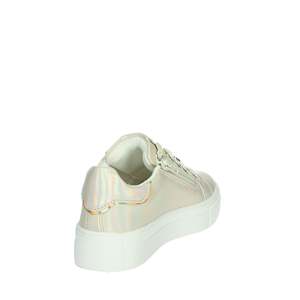 รองเท้าผ้าใบเด็กผู้หญิง AG-16020 ผ้าแคนวาสสีขาวมุก รุ่นทันสมัย ทรงเตี้ย - Product Image 3