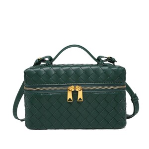 Bolso de Hombro Tipo Satchel de Alta Gama, Casual y Moderno, Tejido a Mano, con Forro de PU, para Lonchera, Nuevo Modelo 2025 - Product Image 5