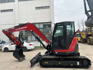 Petite pelleteuse d'occasion Yanmar VIO55 VIO75 VIO80 de 5 tonnes et 8 tonnes avec pouce Mini pelleteuse Yanmar de fabrication japonaise Yanmar80 - Product Image 2