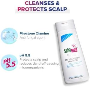 Shampoo Antiforfora <span class=keywords><strong>Sebamed</strong></span> con Piroctone Olamine, pH 5.5 Testato, Senza Sapone, Senza Profumo, 400ml - Product Image 4