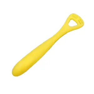 OEM Color Rubber Scraper Soft Baby Tongue Cleaner