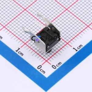 TSA06231-075B332BA Tactile <b>Switch</b> Bent Lead Through Hole-4P,7.4x6.2mm <b>Switch</b> Single Pole Single Throw Round Button 1.8N 7.4mm - Product Image 2