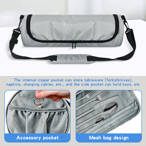 Food Heated Placemat Storage <b>Bag</b> 33x15x85cm <b>Foldable</b> Rectangle Travel Large Capacity Polyester Fabric Neatening Storage - Product Image 4