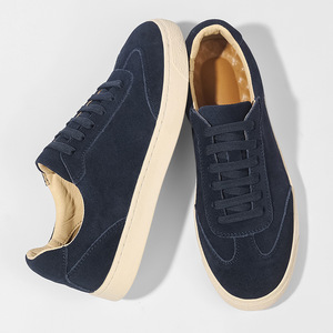 รองเท้าผ้าใบผู้ชายแบบสปอร์ต ปิดนิ้วเท้า สายรัดแบบผูกและสวมได้ พื้นรองเท้า PU พื้นรองเท้ากลาง EVA กันลื่น รองรับแรงกระแทก เหมาะสำหรับฤดูใบไม้ผลิ/ฤดูหนาว - Product Image 2