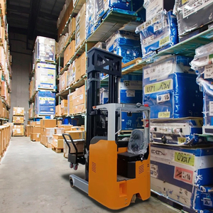 Precio de fábrica Reach <span class=keywords><strong>Forklift</strong></span> 4,5 M 7m <span class=keywords><strong>10m</strong></span> Lift 1,5 Ton 2 Ton 2,5 Ton Batería eléctrica Reach Truck para pasillo estrecho - Product Image 6