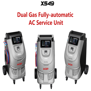 เครื่องบริการแอร์อัตโนมัติแบบแก๊สคู่ Xtester-X549 พร้อมเครื่องเติมแก๊สแอร์รถยนต์ รุ่น 1234A และเครื่องกู้คืนน้ำยาแอร์ รุ่น 009 - Product Image 2