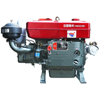 Motor Diésel Monocilíndrico de Alta Calidad, Refrigerado por Agua, de Cuatro Tiempos, ZS1115-22, Motor de Arranque de 22 Caballos de Fuerza