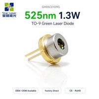 Diode laser verte SHARP 520nm 1.3W, puces laser d'alignement industrielles GH05C01D9G TO-56 4.3V 0-60C pour instruments d'ingénierie et de topographie