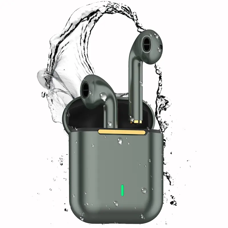 2022 Hot Selling J18 Earphone Waterproof Noise Reduction Headset Mini Portable Hifi Deep Bass 9D Stereo Headphone Microphone