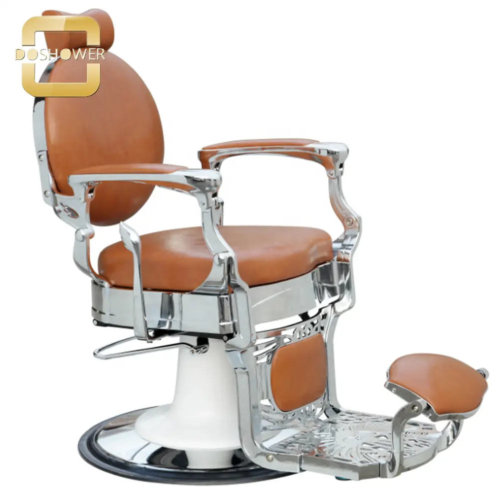 vintage barbershop stuhl fabrik für klassischen barbierstuhl mit strapazierfähiger hydraulischer pumpe für professionellen barbierstuhl lieferant