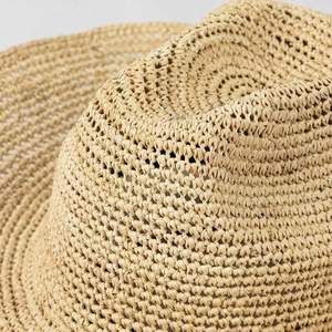 Sombrero de Paja Natural Tejido a Mano, Diseño de Moda, para Playa y Verano 2024, para Hombre y Mujer, Estilo Vaquero - Product Image 2