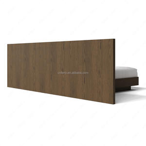 Каркас кровати в современном японском стиле FERLY, однотонный дубовый современный дизайн, расширенная панель для хранения, кровать для спальни - Product Image 3