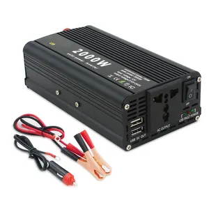 Produtos mais vendidos 800w/1600w 2000 Watt Inversor 12 Volts 220 Volts Bateria do inversor