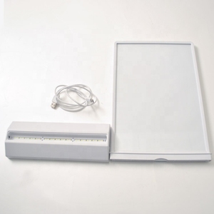 Có thể sạc lại A4 Máy tính để bàn quảng cáo ánh sáng Hộp Acrylic nhấp nháy LED Bảng menu nhà hàng hiển thị thẻ chủ đứng - Product Image 5